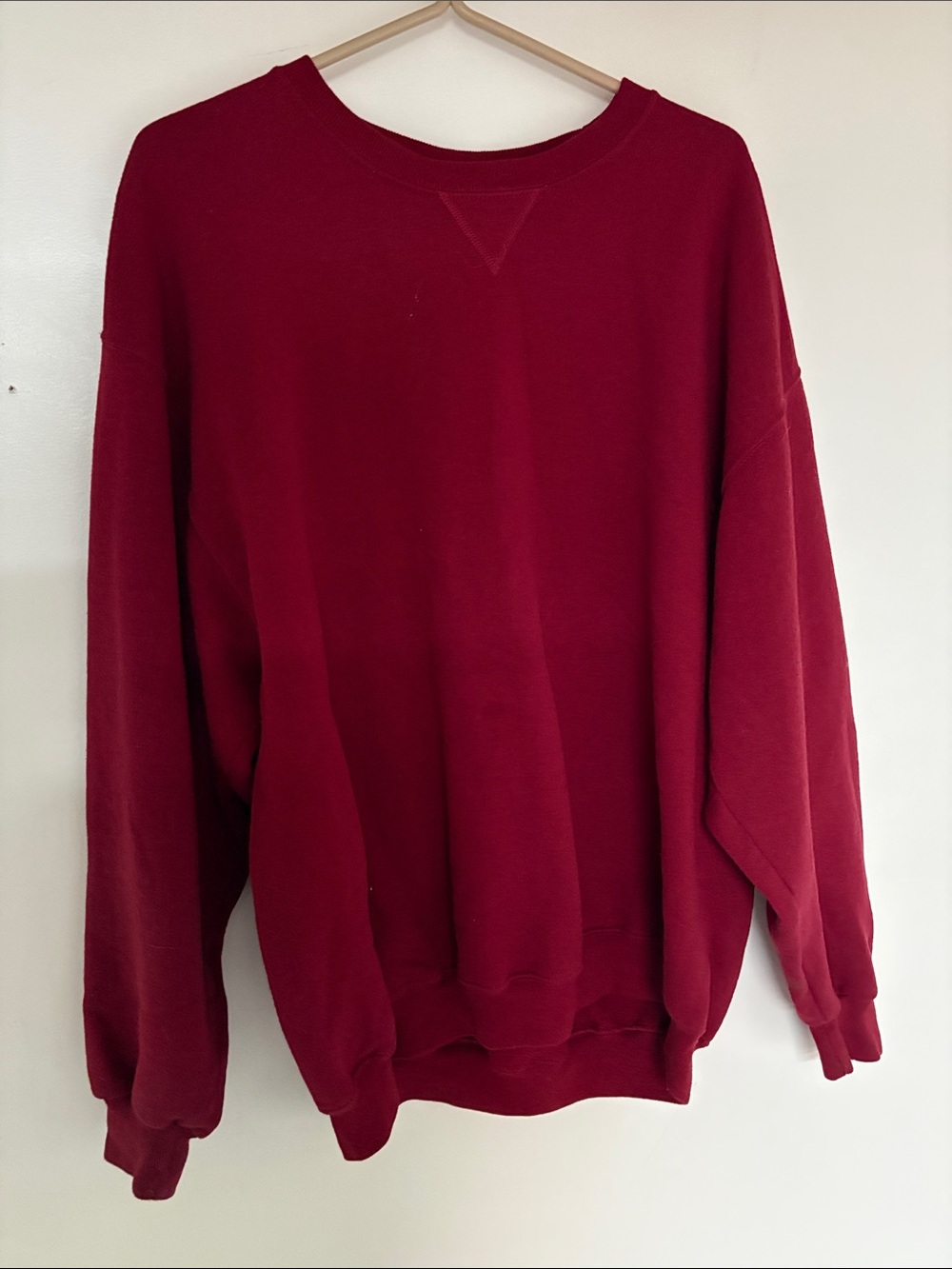 Women's Crewneck Sweater - Red